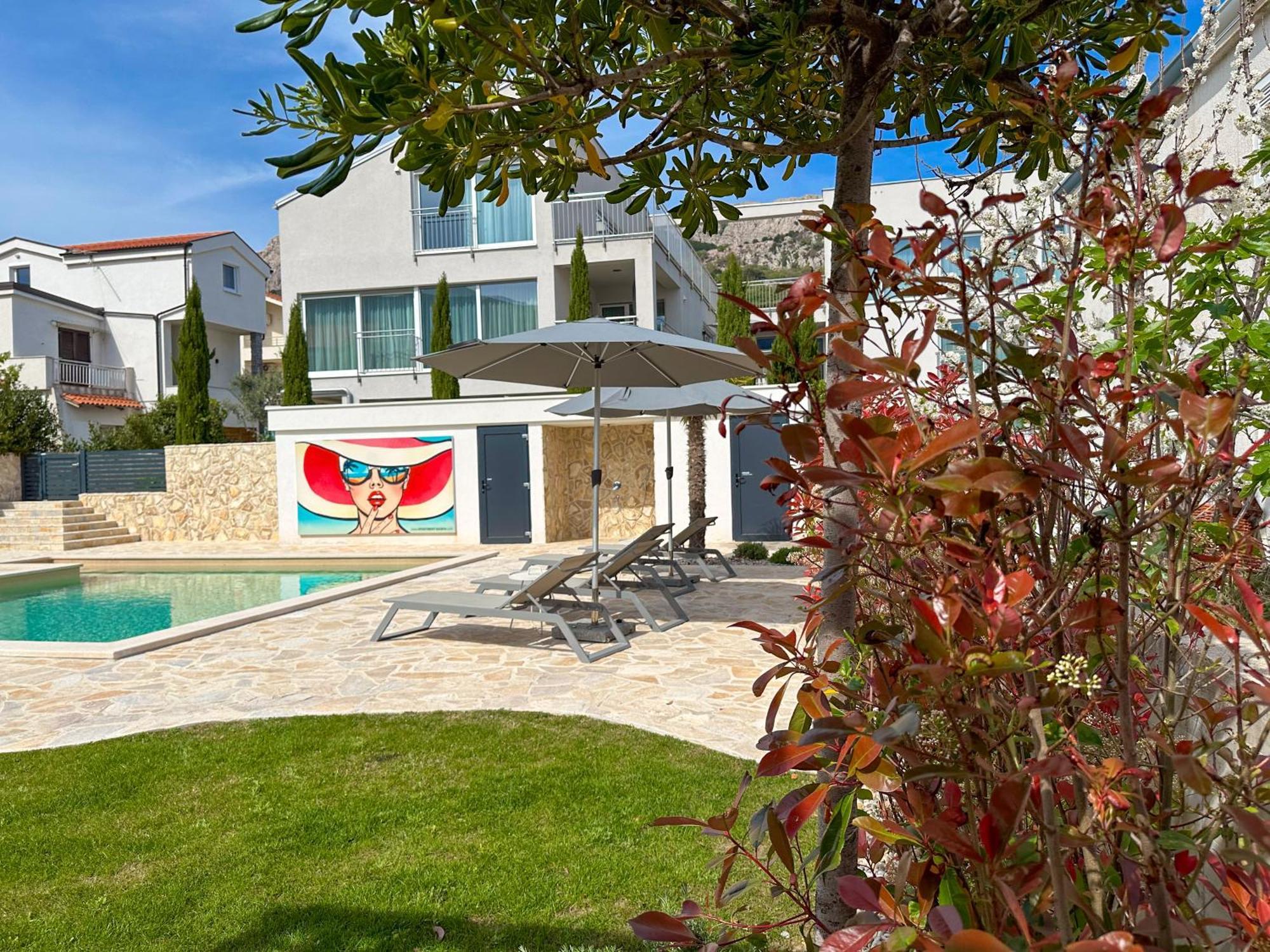 Apartment Baska, Exklusive Apartments Mit Poolarea In Baska, Krk - Kroatien Exterior foto
